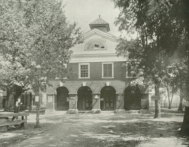 Old Court House, Bowling Green, Virginia (b/w photo)