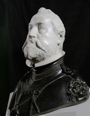 Emperor Rudolf II. Marble bust (marble)