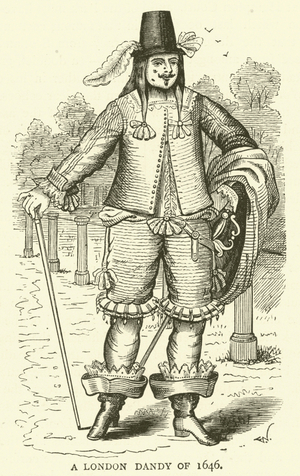 A London Dandy of 1646 (engraving)