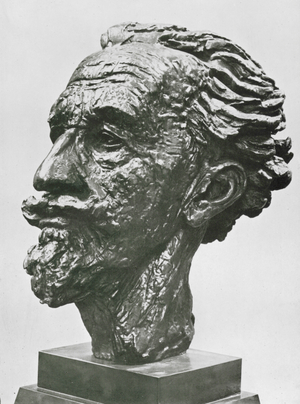 Jacob Epstein: RB Cunninghame Graham (b/w photo)
