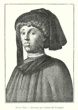 Palais Pitti, Inconnu, par Andrea del Castagno (engraving)