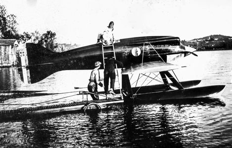 The Aviator Ferrarin Aboard His Macchi 39, 1926 (photo)