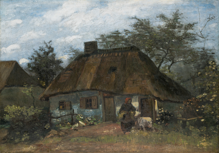 Farmhouse in Nuenen, 1885 (oil on canvas)