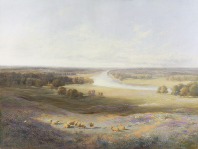 View of Richmond (oil on canvas)