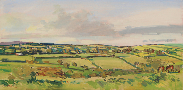 Dunkery Beacon from Winsford Hill, 2016 (oil on canvas)