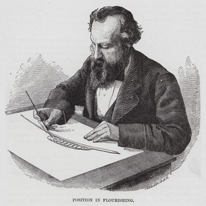 Position in Flourishing (engraving)