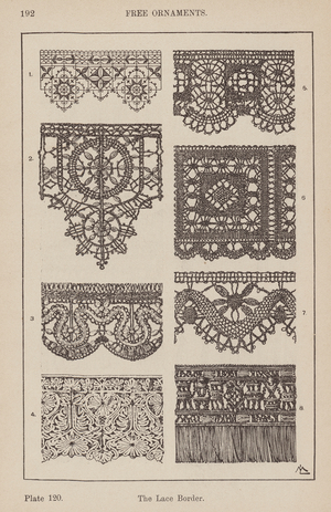 Ornament: Free Ornaments, The Lace Border (engraving)