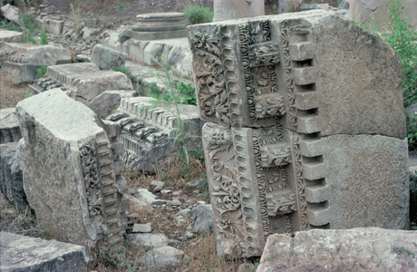 Detail of the archaeological site at Iasos, Turkey