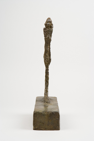 Small Figure with Large Base, c.1955 (bronze)