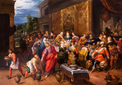 The Wedding at Cana (oil on canvas)