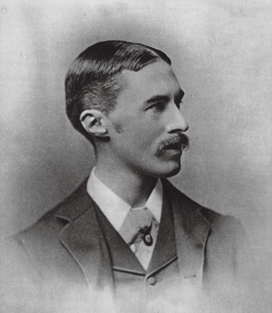 AE Housman, aged 35 (b/w photo)