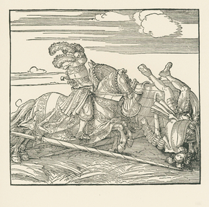 The German Tournament, c.1517-18 (woodcut)