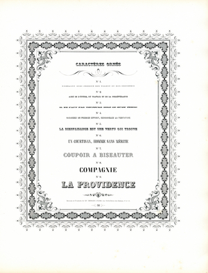 Ornamental Typefaces with Decorative Frame (print)