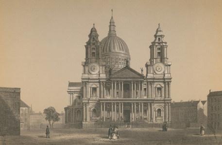 St. Paul's Cathedral (chromolitho)