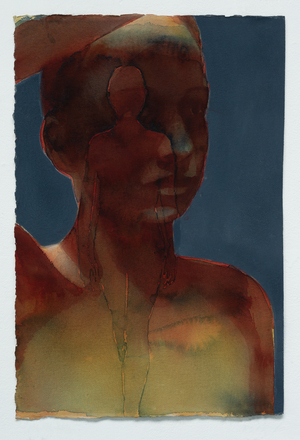 Unseen Shadow Past, 2024 (w/c on Arches)