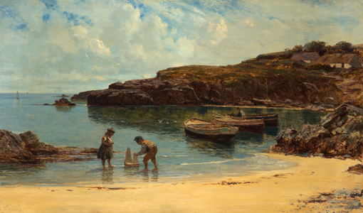 Tywyn near Conway (oil on canvas)