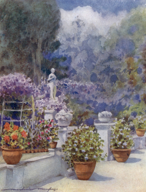 Mrs Eden's Garden in Venice (colour litho)