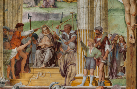 Detail of the Passion and Crucifixion of Christ, 1529 (fresco)