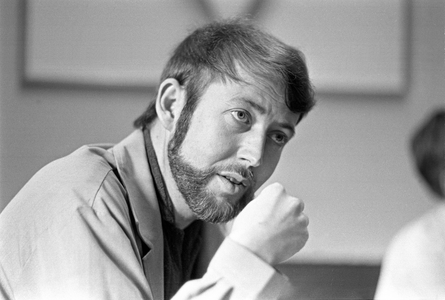 Oslo 19700620 Author and journalist Bjørn Nilsen, interview situation …, 1970 (photo)