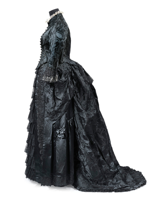 Dress (silk, cotton & jet)