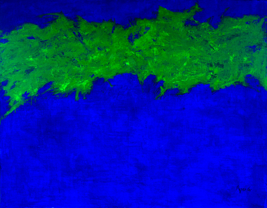 Suspend Your Flight, 2018 (acrylic on canvas)