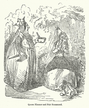 Queen Eleanor and Fair Rosamond (engraving)