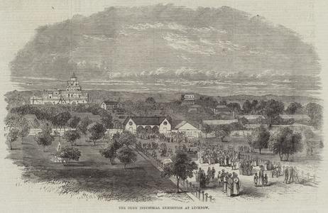 The Oudh Industrial Exhibition at Lucknow (engraving)