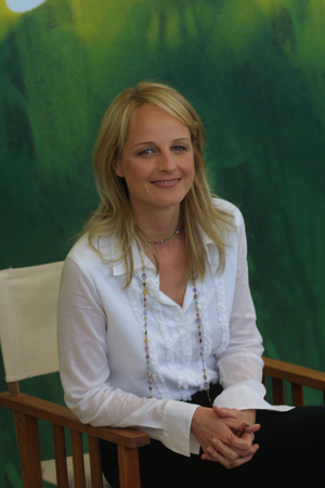 Venice, 58. International Film Festival, 'The Curse Of the Jade Scorpion', the Actress Helen Hunt, 2001 (photo)