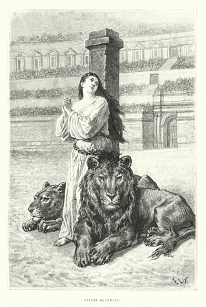 Sainte Blandine (engraving)