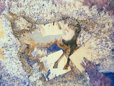 The Barking Dog, 1974 (oil on canvas)