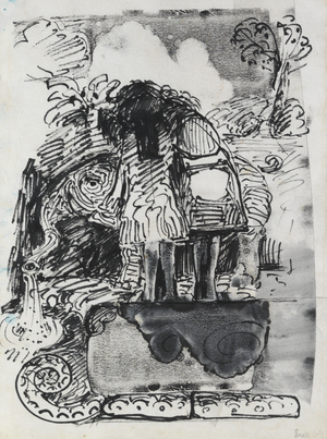 Is It Really An Elephant, 1969 (ink on paper)