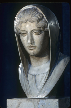 Veiled woman after original Aspasia, c460 BC. Greek.