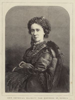 Her Imperial Majesty the Empress of Russia (engraving)