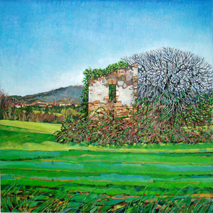 Appia Antica, House, 2008 (oil on canvas)