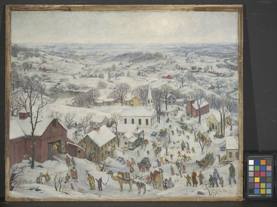 Bethlehem, about 1942 (oil on masonite)
