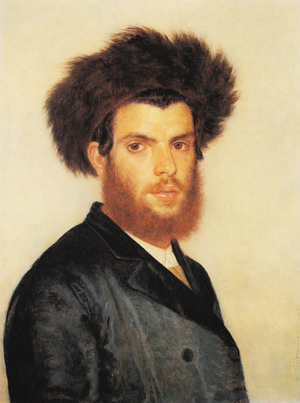 Portrait of a young Hassidic Jew