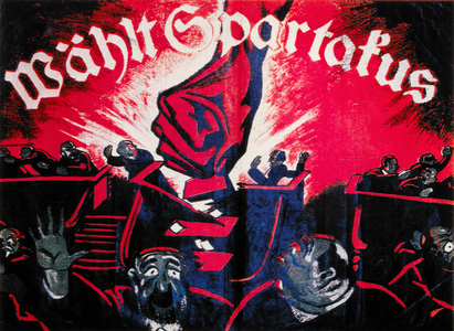 Election Poster of Communist Party, 'Vote Spartakus', Germany, 1925 (poster)