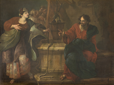 Jesus and the Samaritan woman at the well