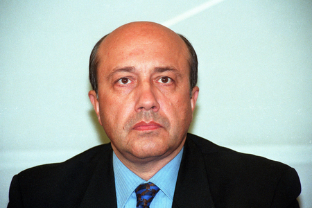 Minister of Foreign Affairs Igor Ivanov (Russia). Press conference in Moscow 017 People politics 38 1998 xkg kbneg 1998 cross portrait..., 1998 (photo)