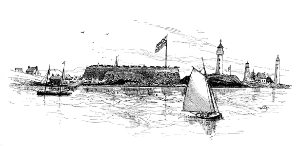Fort Morgan, Mobile Bay, after a wartime sketch.
