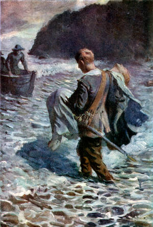 Illustration for The Three Musketeers (colour litho)