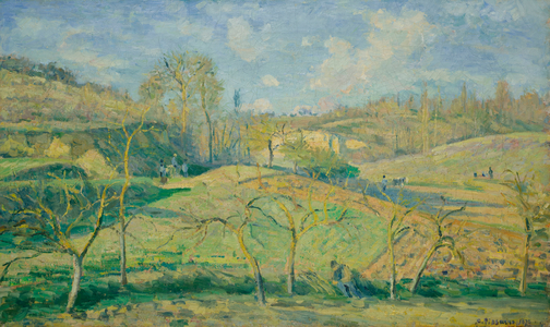 March Sun, Pontoise, 1875 (oil on canvas)
