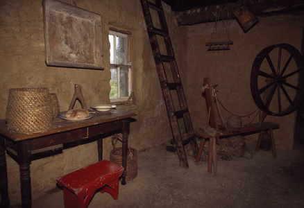 Aran Islands, Ireland; Cottage Interior (photo)