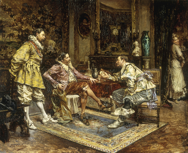 Une Histoire d'Amour, 1901 (oil on canvas)