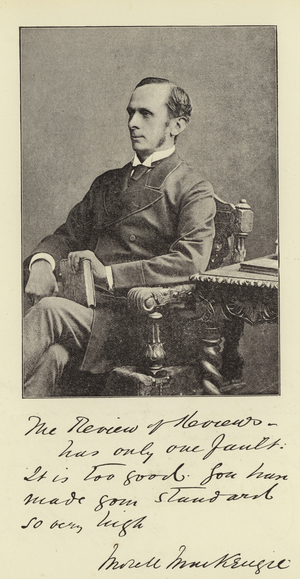 Sir Morell Mackenzie, MD (b/w photo)