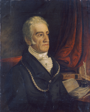 Reverend William Jenkins Rees, 1826 (oil on canvas)