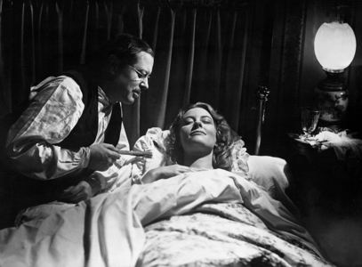 Paul Dahlke and Marianne Hoppe in 'Romance in Minor Key', 1943 (b/w photo)