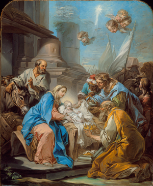 The Adoration of the Magi, c.1760 (oil on canvas)