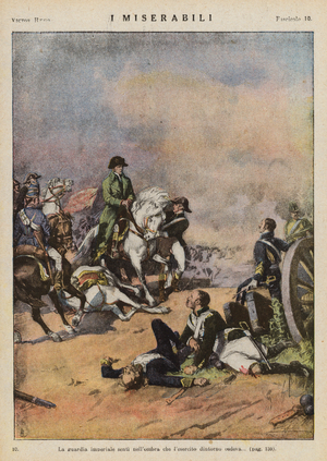 Illustration for Les Miserables by Victor Hugo (colour litho)