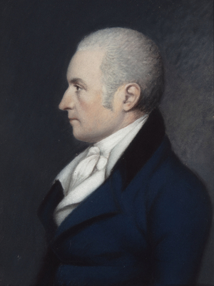 Dr Johnson of Derby (pastel on grey paper)